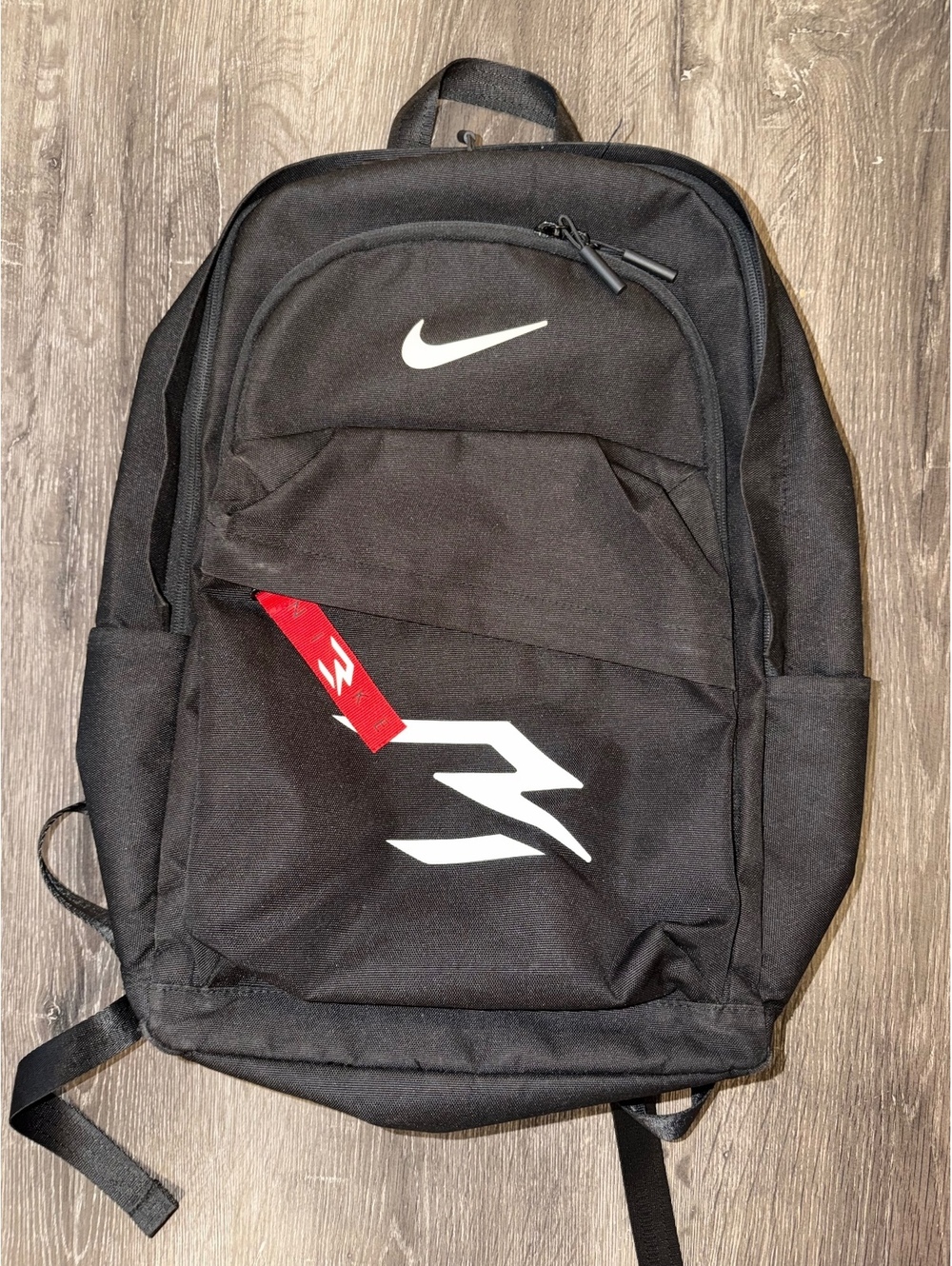 Nike 3BRAND Deluxe Backpack Black White School Sports Bookbag